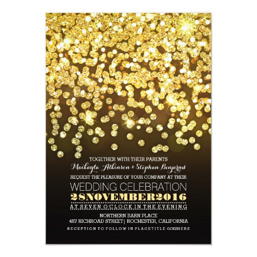 gold glitter wedding invitations uk gold glitter string lights glam wedding invitation zazzle gold glitter wedding invitations uk gold glitter string lights glam wedding invitation zazzle