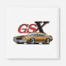 Gold_GSX Refrigerator Magnets