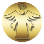 GOLD GUARDIAN ANGEL stickers