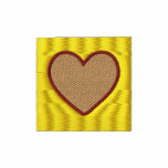 Gold Heart Custom Monogrammed Embroidered Shirt embroidered shirts