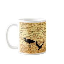 Gold Heron/Skimmer Mug