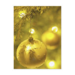 Gold Holiday Tree Decoration