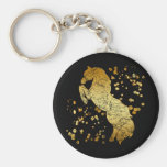 GOLD HORSE KEYCHAIN