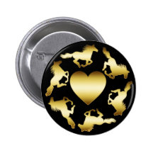 GOLD HORSES RING PIN