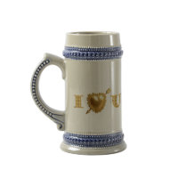 Gold I Love You - I HEART U Coffee Mugs