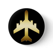GOLD JET AIRPLANE