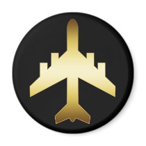 GOLD JET AIRPLANE