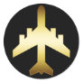 GOLD JET AIRPLANE