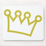 gold king crown deluxe mousepads
