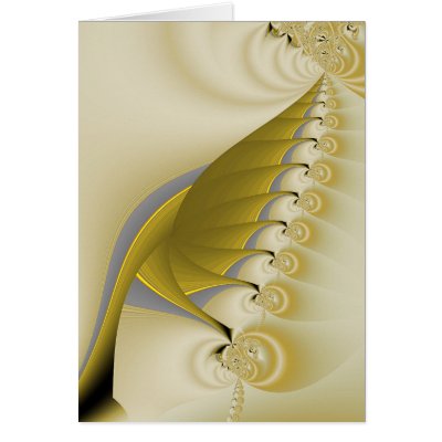 Gold Leaf Greeting Card by Anne