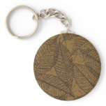 Gold Leaf Keychains