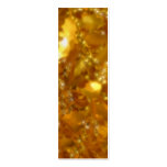 Gold leaves gift tag business cards