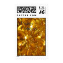Gold leaves postage