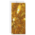 Gold leaves rack cards