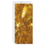 Gold leaves rack cards