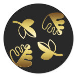 GOLD LEAVES stickers