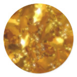Gold leaves stickers