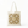 Gold Link Cross Canvas Bag
