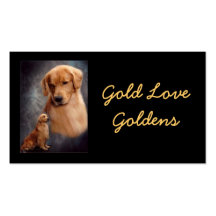 Gold Love Business Card