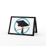 Gold & Lt Blue (Add Background Colour) Greeting Cards
