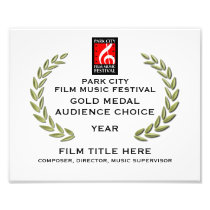 Gold Medal Certificate 10" x 8" Photo Print