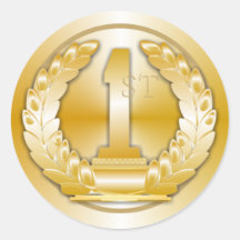 Gold Medal Sticker