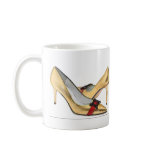 Gold Metallic with Red Crocodile mugs