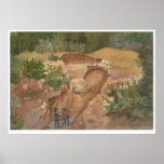 Gold Mining (0139B) Print