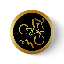 GOLD MOUNTAIN BIKER BUTTON