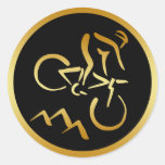 GOLD MOUNTAIN BIKER STICKERS