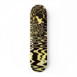 gold n black skateboards