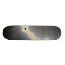 Gold Needle in Mercury Skate Board Deck