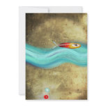 Gold Ocean Fishes Invitation by Rupydetequila Gold Ocean Fishes Invitation