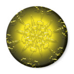 Gold Ornament Magnet