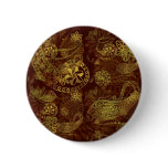 Gold Paisley Button