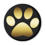 GOLD PAW PRINT FRIDGE MAGNET