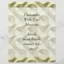 Gold Plaster and Cardboard Labyrinth Full Color Flyer