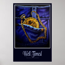 Gold Pocketwatch Posters