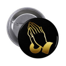 GOLD PRAYING HANDS PINS