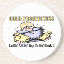 Gold Prospecting Drink Coaster