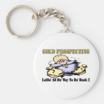 Gold Prospecting Key Chain