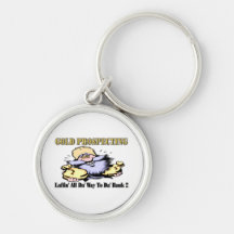 Gold Prospecting Keychain