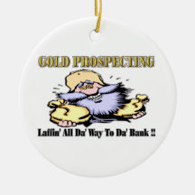 Gold Prospecting Ornaments