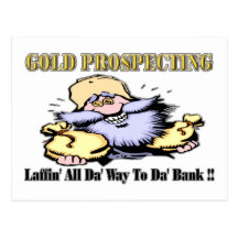Gold Prospecting Post Card