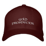 Gold Prospector Panning Embroidered Hat Cap embroidered hats