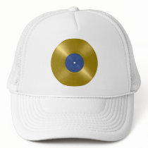 Gold Record with Blue Label