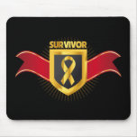 Gold Ribbon Crest -  Cancer Survivor