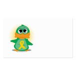 Gold Ribbon Duck business cards