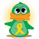 Gold Ribbon Duck photo sculptures