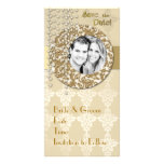 Gold Ribbon Save the Date Photo Cards